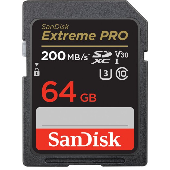 SanDisk 64GB Extreme PRO SDXC UHS-I Card
